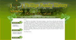 Desktop Screenshot of phillipsfamilyhistory.com